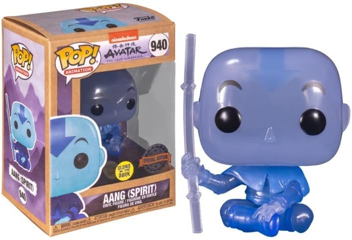 FUNKO POP! Animation Avatar The Last Airbender #940 - Aang [Spirit] Glow-in-the-Dark Exclusive