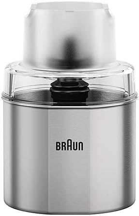 Braun MultiQuick 7 MQ 7000X Stabmixer inkl. 600 ml Mix- & Messbecher, 1000 Watt, schwarz & Braun Kaf