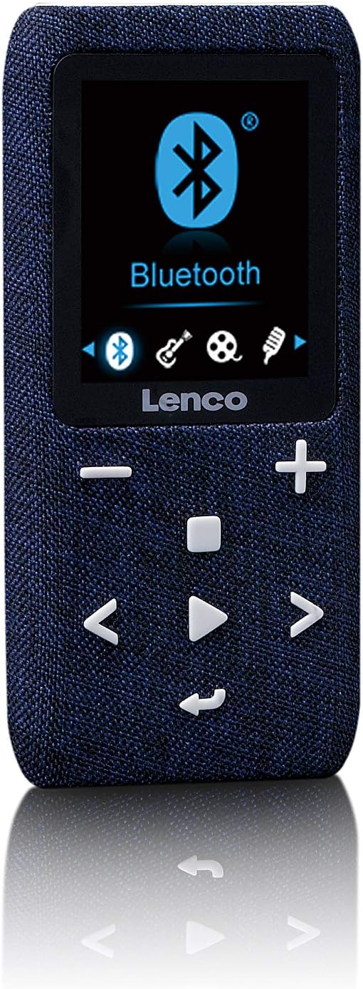 Lenco Xemio-861 - Bluetooth MP3 Player - 8GB Micro-SD Karte - Bluetooth - FM-Radio - Sprachmemo Funk