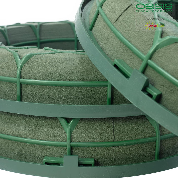 Flowerbox Oasis Steckschaum IDEAL Universal Ring Ø27cm Steckmasse Steckschwamm - 3 Stück