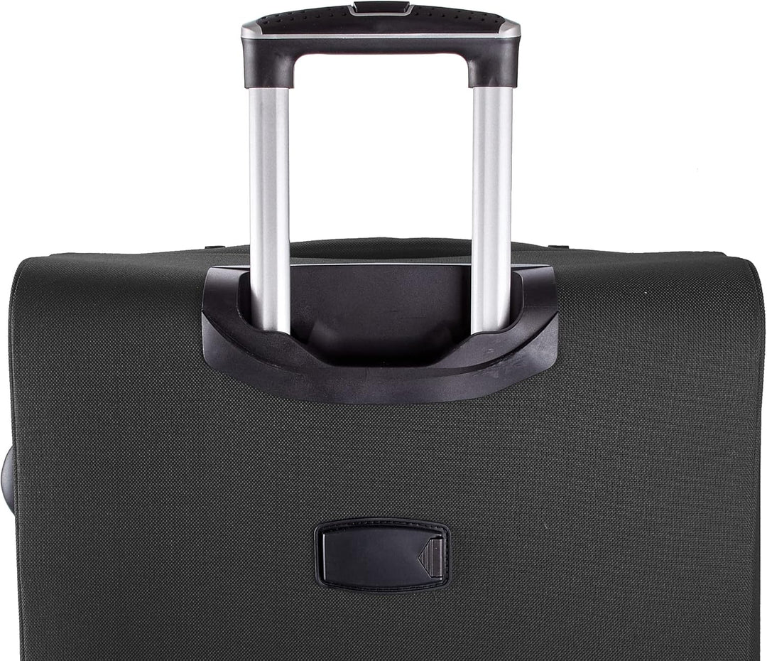 Goldhofer® Reisekoffer Set in 4 Grössen und 4 Farben (Schwarz), Schwarz