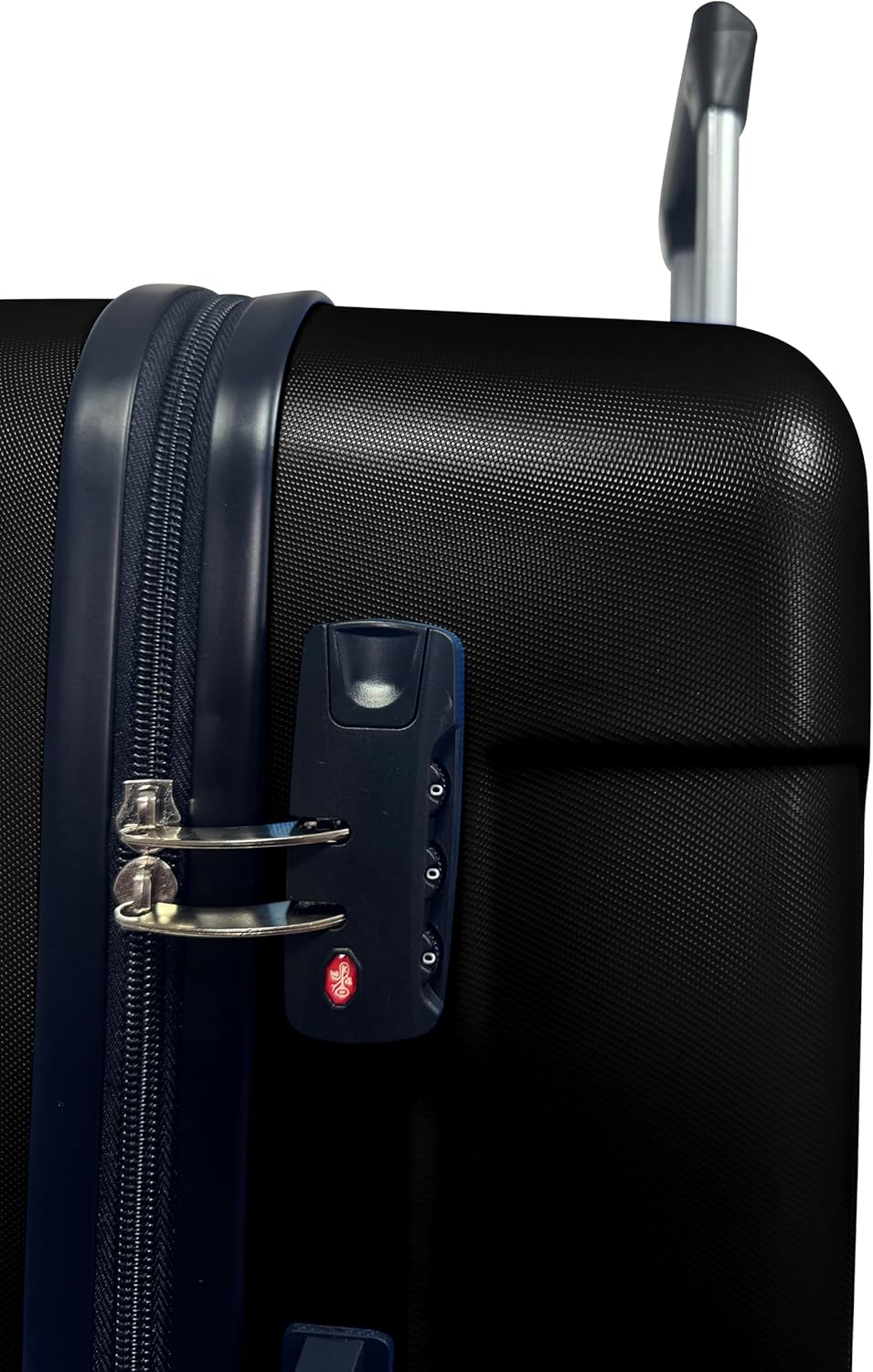 MY TRAVEL BAG Hartschalen-Koffer Reisekoffer ABS Koffer (Handgepäck-Mittel-Gross-Set) 4 Doppel-Rolle