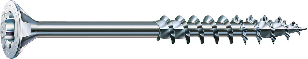 SPAX Schrauben mit T-STAR plus Senkkopf, Teilgewinde, Blank Verzinkt, 6,0 x 160 mm - 100 Stück 6,0 x