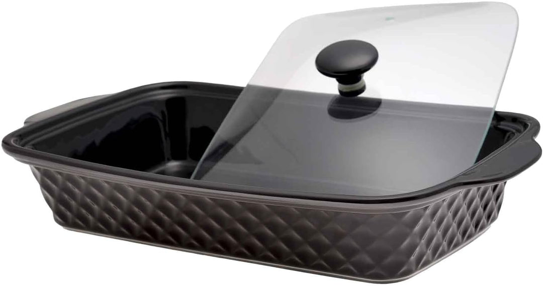 4BIG.fun Speisewärmer aus Keramik 2 L Chafing Dish Buffet-Set Keramik-Chafer Buffetwärmer Warmhalteb