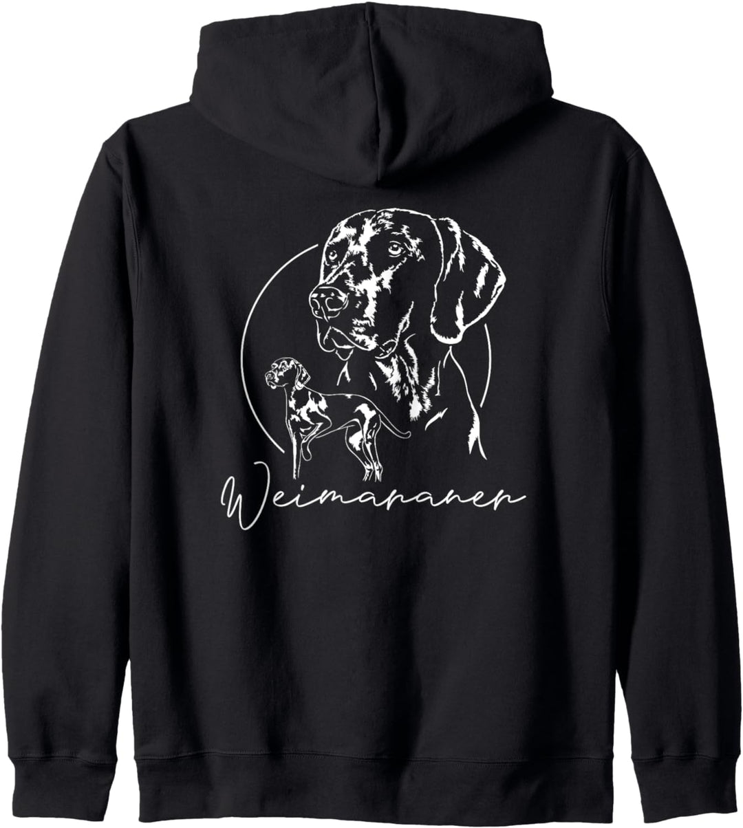 Weimaraner Hund Jagdhunde Jäger Jagd Wilsigns Hunde Kapuzenjacke