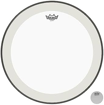 Remo Powerstroke 4 Clear Bass Drum Head 20" P4-1320-C2 Powerstroke P4 Clear Bass 20" Drumhead Clear,