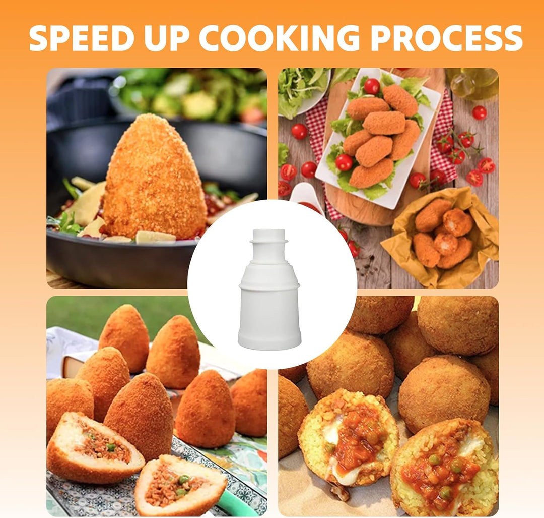 2 Stück Onigiri Form, 2 Form Arancini Maker, Onigiri Maker, Multifunktionale Reisbällchen 80-160g Fa