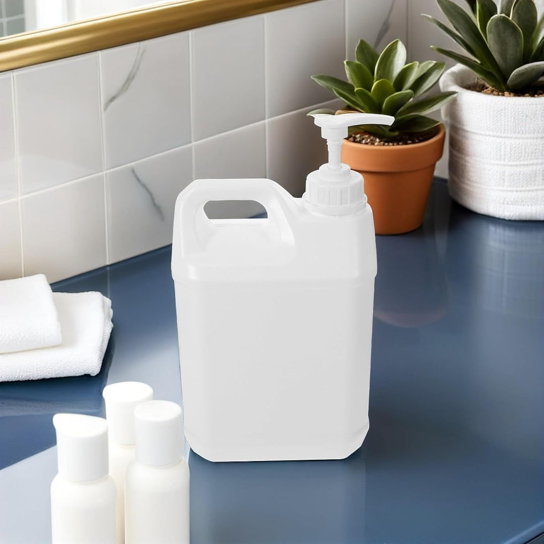 BESPORTBLE 2 Stück,5l Pumpspenderflasche aus Kunststoff mit Grosser Kapazität und Stossfestem Design