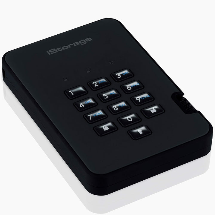 iStorage diskAshur2 256-bit 5TB - Black HDD 5TB Schwarz, HDD 5TB Schwarz