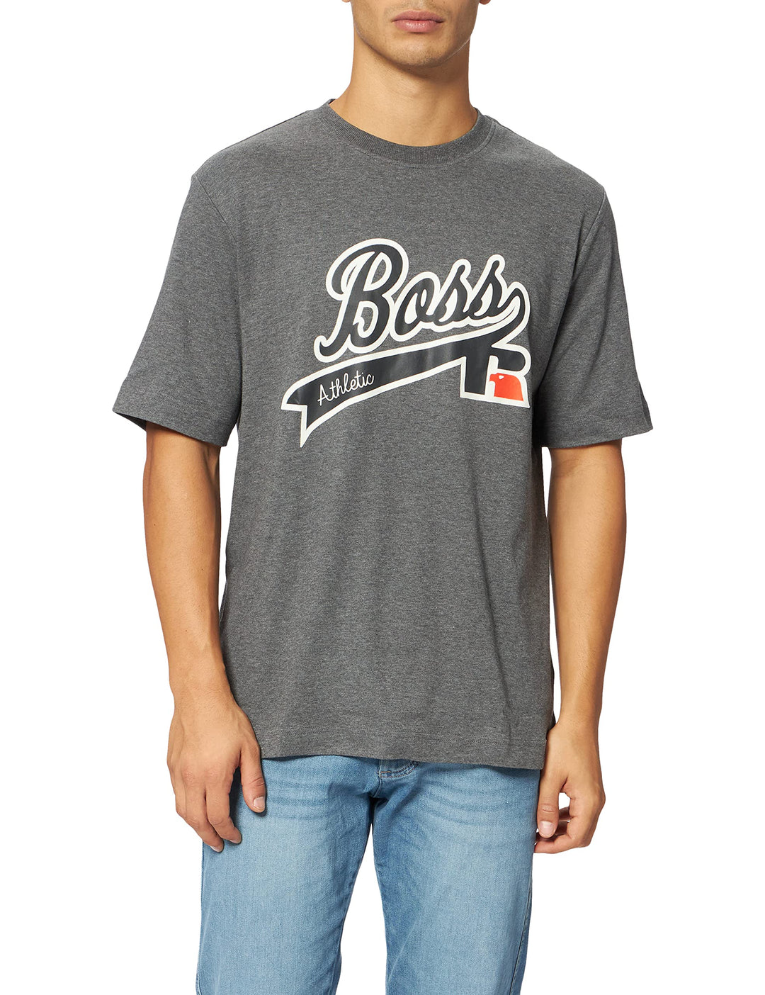 BOSS Herren T-Shirt S Medium Grey30, S Medium Grey30