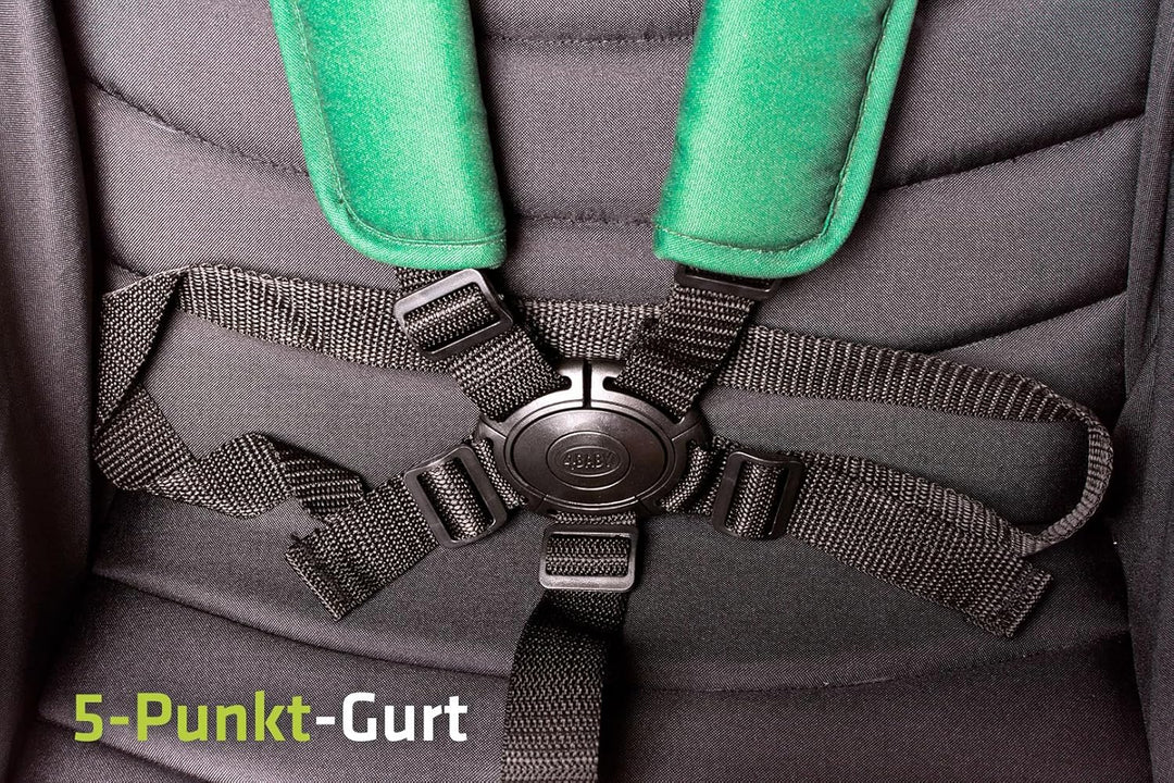 4BABY Rapid, Kinderwagen, Sportwagen, Ein grosser, leichter Kinderwagen, Griffhöhenverstellung, Bein