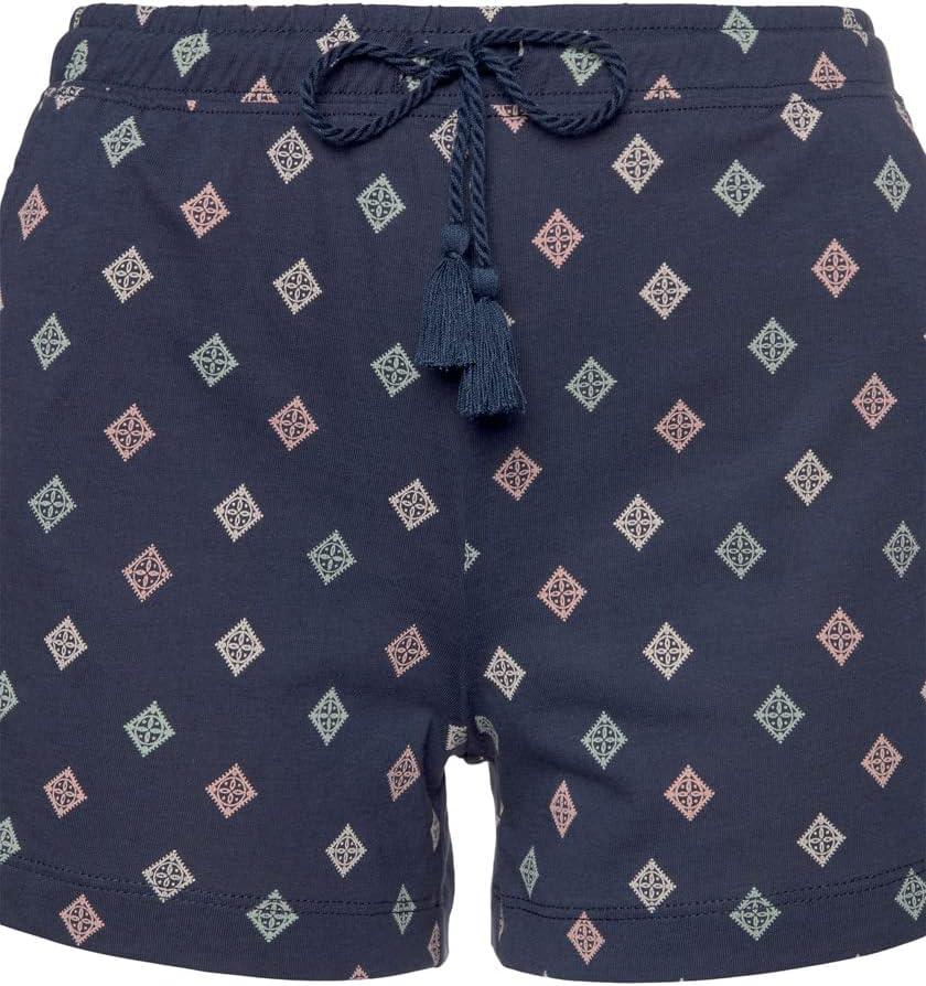s.Oliver Damen Ak-211-47 Pyjamaset 32-34 Dunkelblau Krawattenmuster, 32-34 Dunkelblau Krawattenmuste