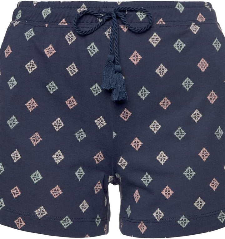 s.Oliver Damen Ak-211-47 Pyjamaset 32-34 Dunkelblau Krawattenmuster, 32-34 Dunkelblau Krawattenmuste