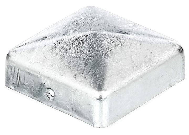 Alberts 843038 Pfostenkappe für Holzpfosten | flache Form | feuerverzinkt | 70 x 70 mm | 10er Set fl