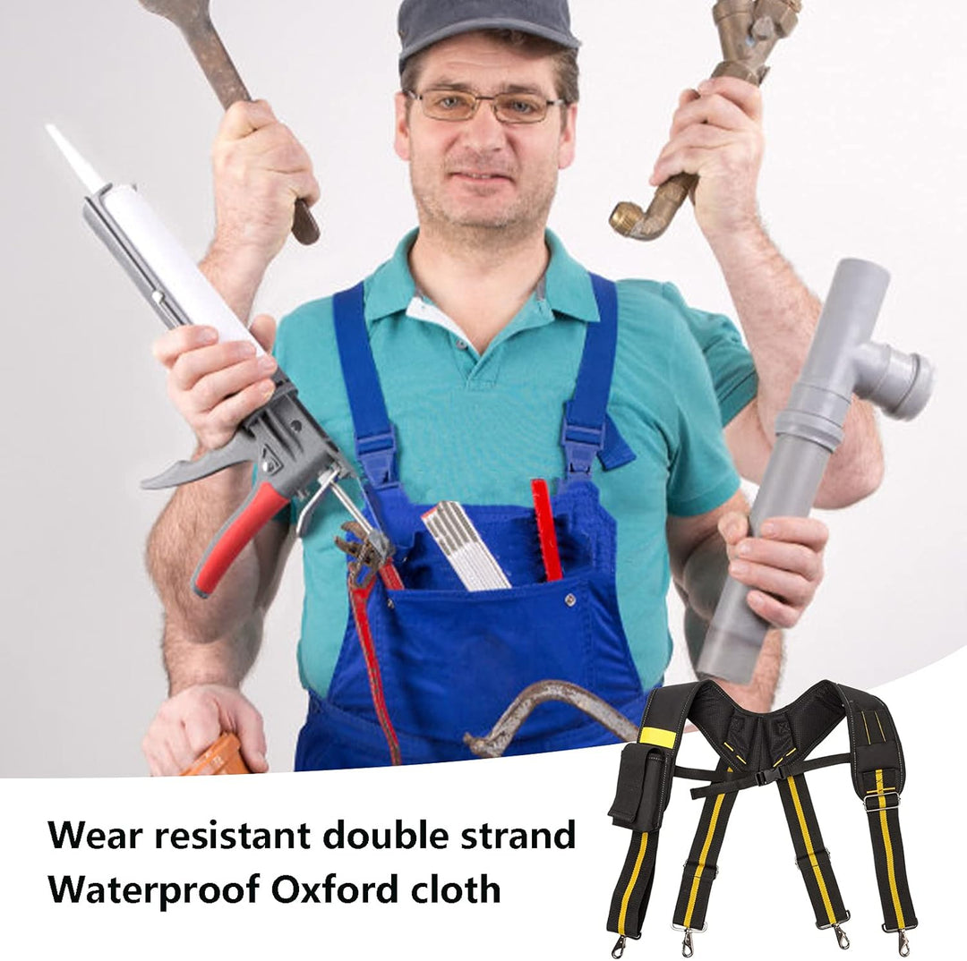 Werkzeuggürtel Hosenträger, Heavy Duty Arbeit Hosenträger Hängende Werkzeugtaschen Hosenträger Tragb