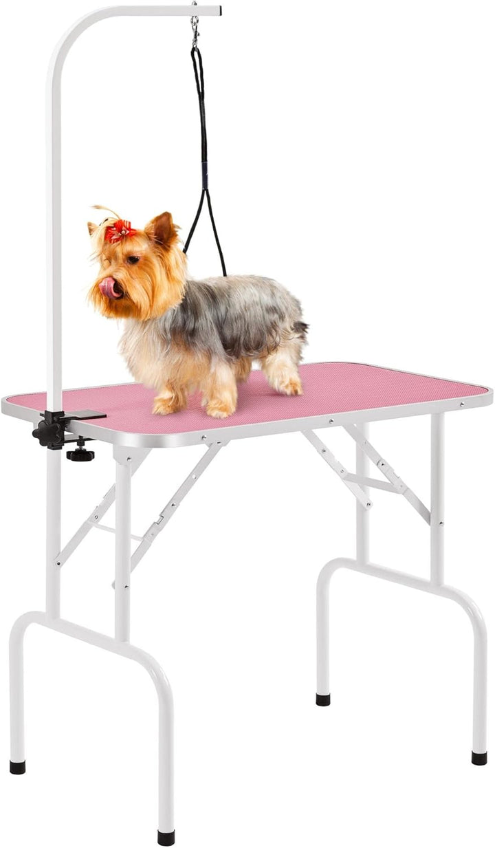 Yaheetech Hundepflegetisch, Trimmtisch für Hunde, Hundefriseur Tisch, Hunde Badetisch, Pudel Fellpfl