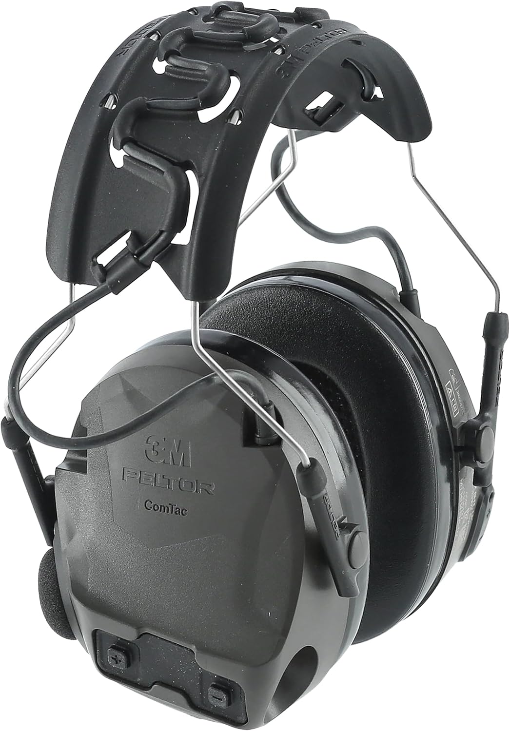 3M Peltor MT14H418A-02 GE ComTac VIII Ohrenschützer, Kohlegrau (10 Stück)