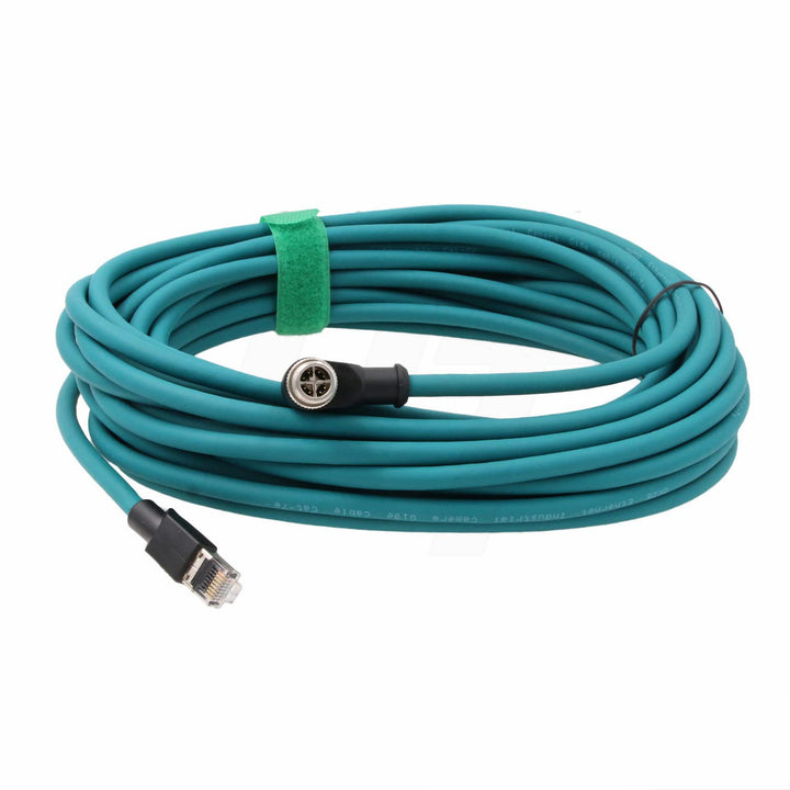 HangTon M12 Ethernet 8 Pin X Code RJ45 CAT7e GigE Kabel für Basler Cognex Industriekamera Sensor Hig
