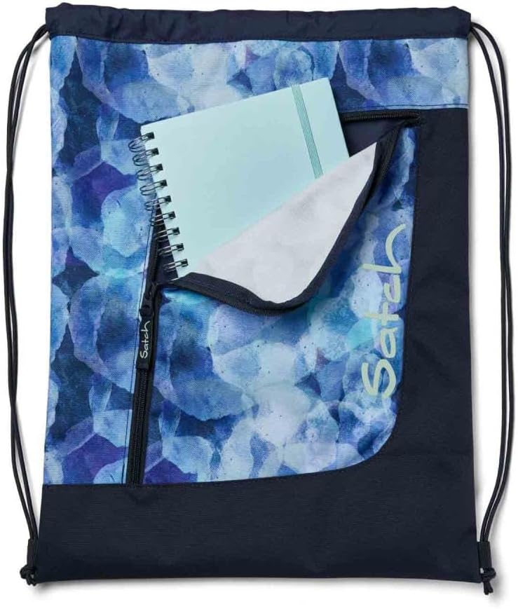 Satch Pack Pencil Slider Light Edition Schulrucksack Set 3tlg. inkl. Sportbeutel (Blurry Sky), Blurr