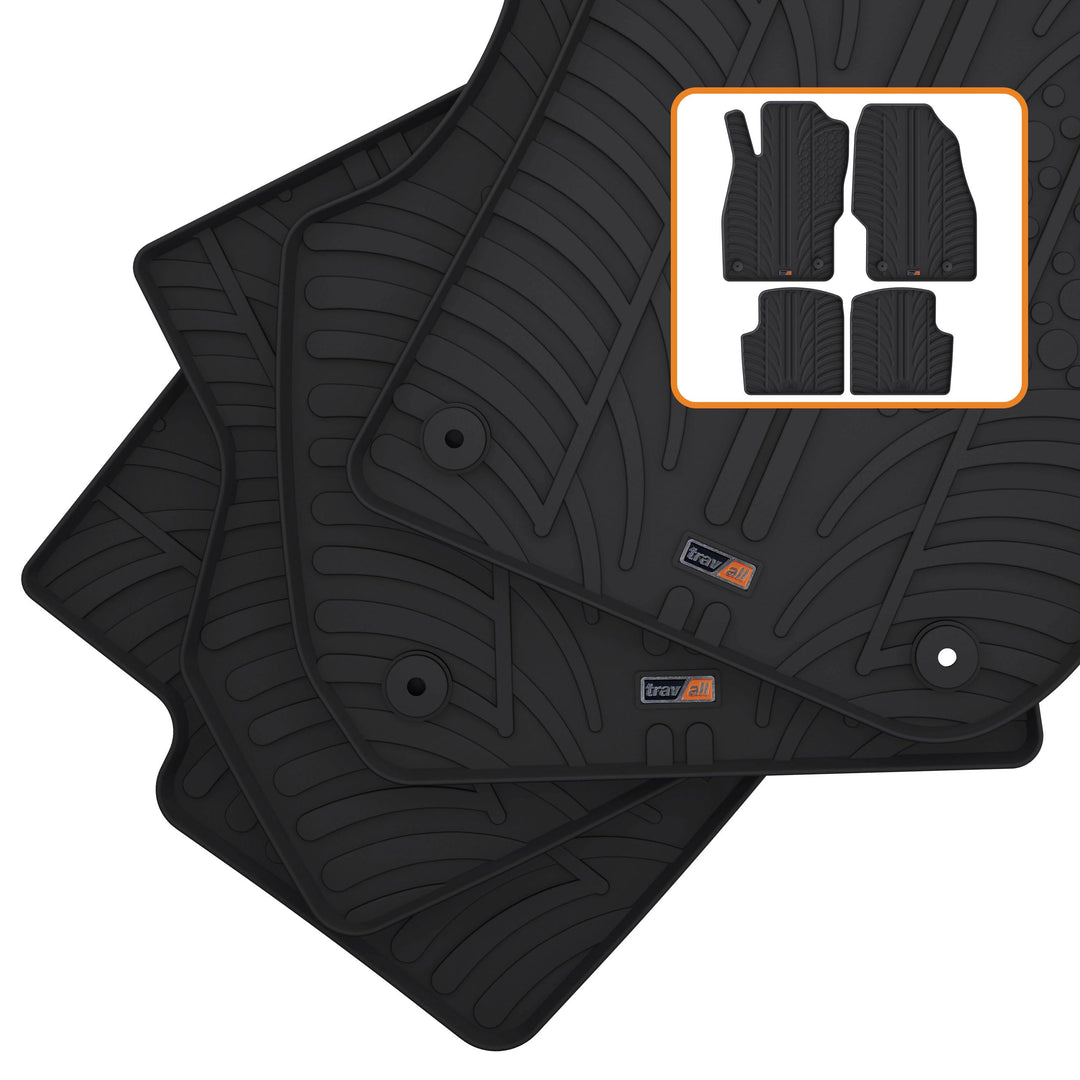 Travall® Mats Gummifussmatten - Original Travall® Zubehör TRM1028 – Allwettermatten nach Mass