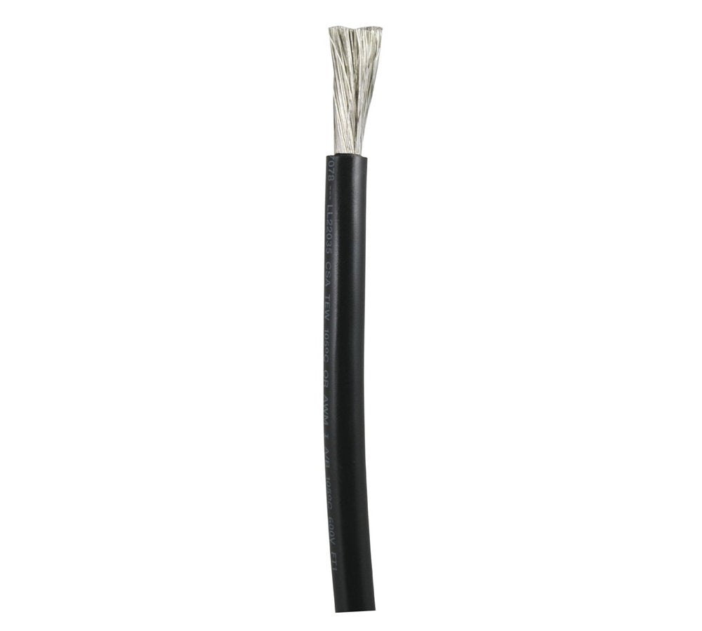 Ancor Marine Grade Primary Wire and Battery Cable 25 ' 8 AWG (3,3 mm Durchmesser) Schwarz, 25 ' 8 AW