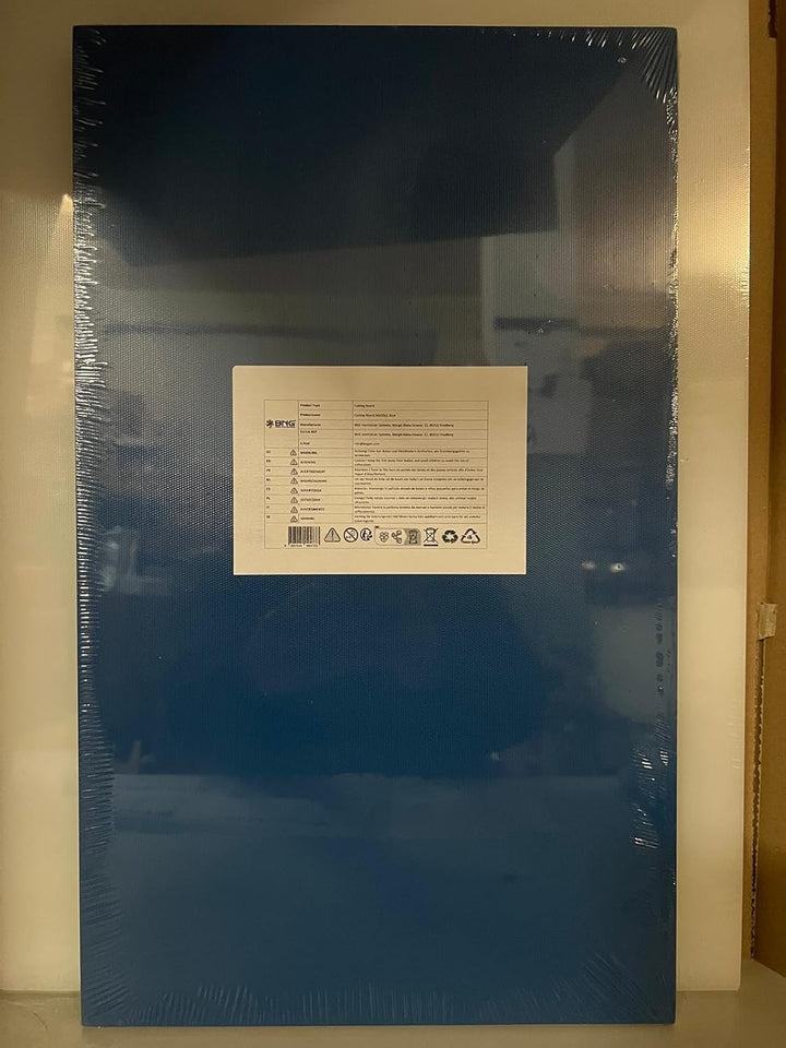 Schneidbrett, Gastro Schneidebrett Kunststoff Küchenbrett Schneidebretter (Blau, 50x30x2) 50x30x2 Bl