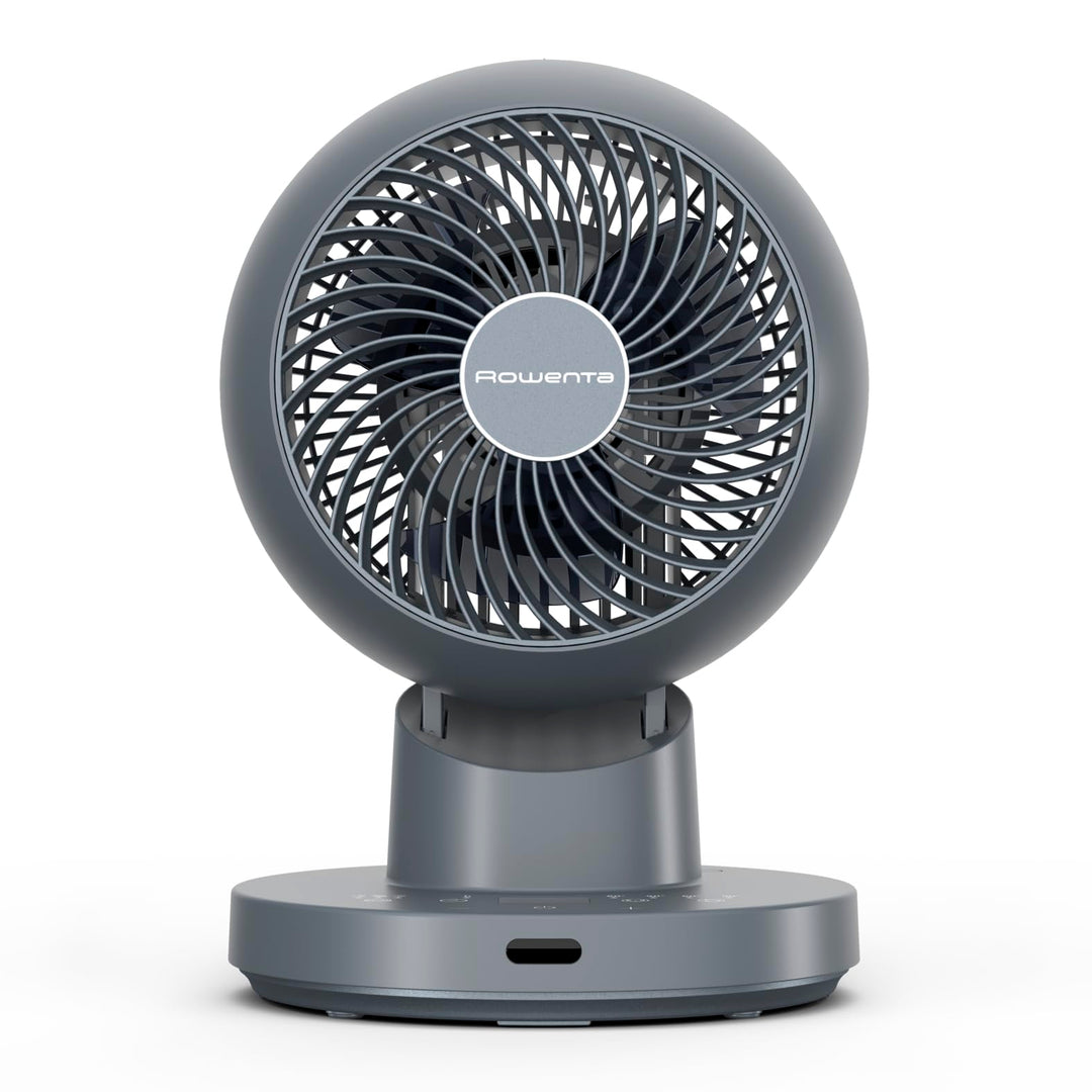 Rowenta Turbo Swift Compact Tischventilator, multidirektionale Schwenkfunktion, bis zu 50% Energieei