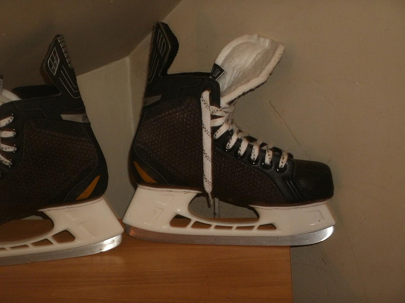 Bauer Kinder Schlittschuh Supreme S 140 Youth Eishockeyschlittschuh 7/25 Schwarz/Silber, 7/25 Schwar