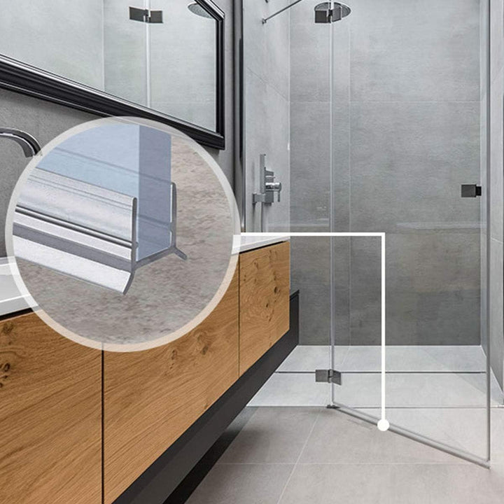 STEIGNER Duschdichtung, 120cm, Glasstärke 7/8 mm, Gerade PVC Ersatzdichtung für Dusche, UK24-08 Stär
