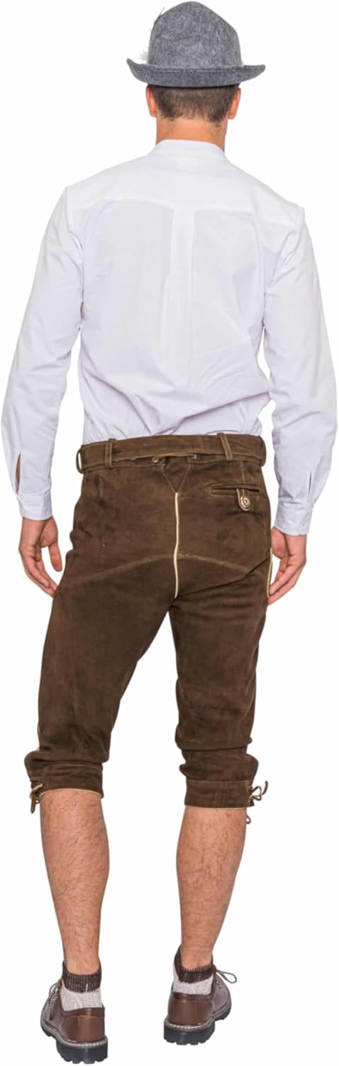 Lederhose Toni Herren braun S