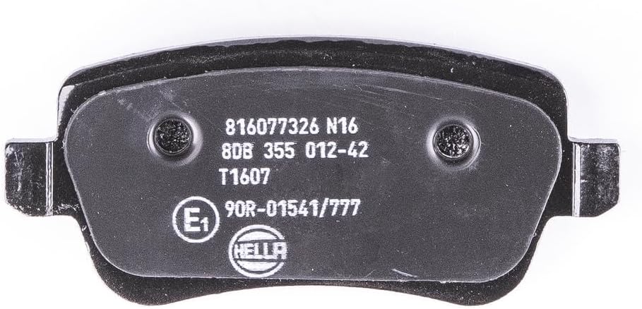 HELLA PAGID 8DB 355 012-421 Bremsbelagsatz - T1607 - Dicke/Stärke: 16.8mm - Bremssystem: Lucas - nic