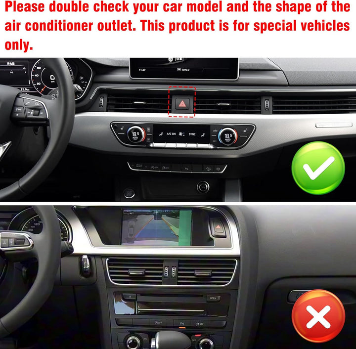 TTCR-II Kompatibel mit Audi A4 B9 / A5 F5 2017-2023 Handyhalterung, A4 B9 Smartphone Halter 360° Dre