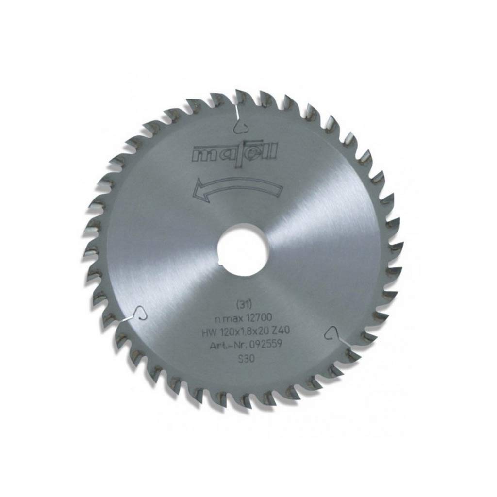 Sägeblatt-HM, 120 x 1,2/1,8 x 20 mm, Z 40, FZ/TR