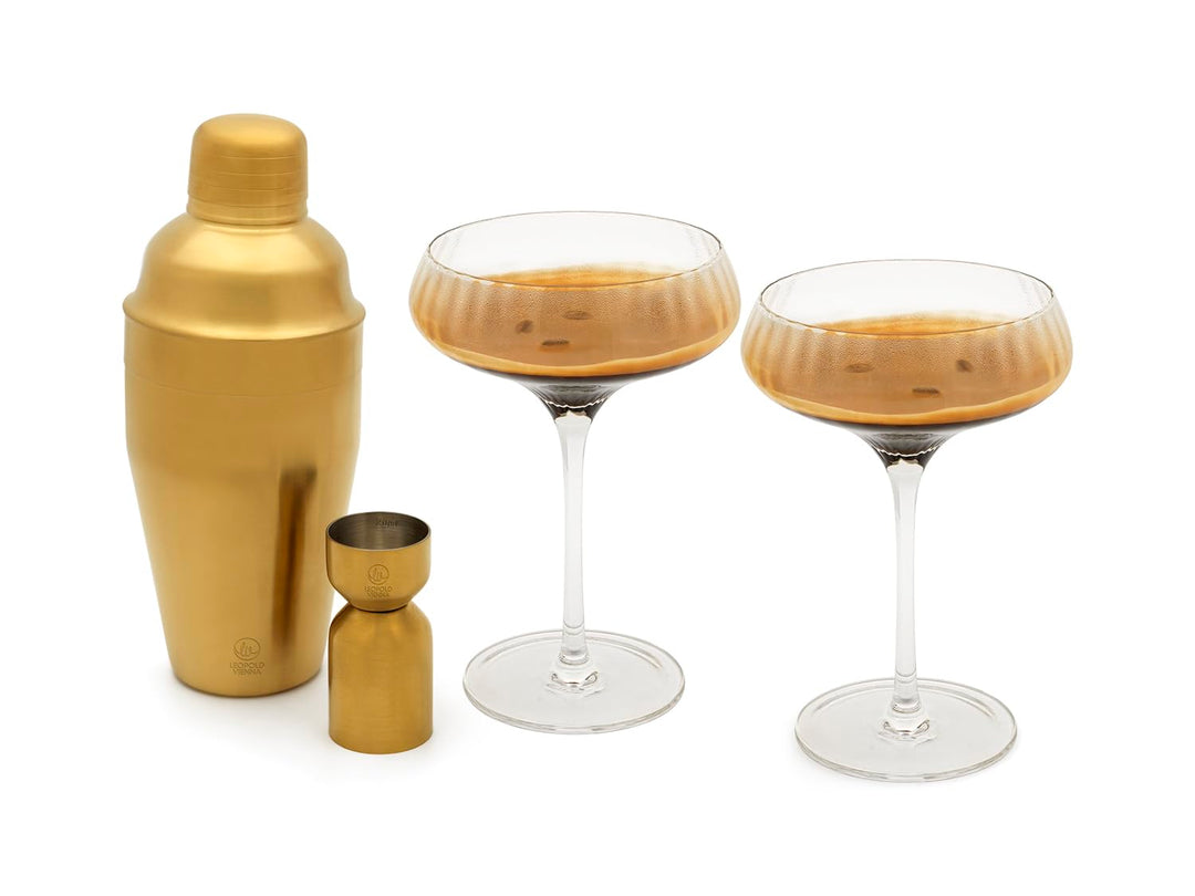 Leopold Vienna - Martini Cocktail-Set Arinto, Goldfarben