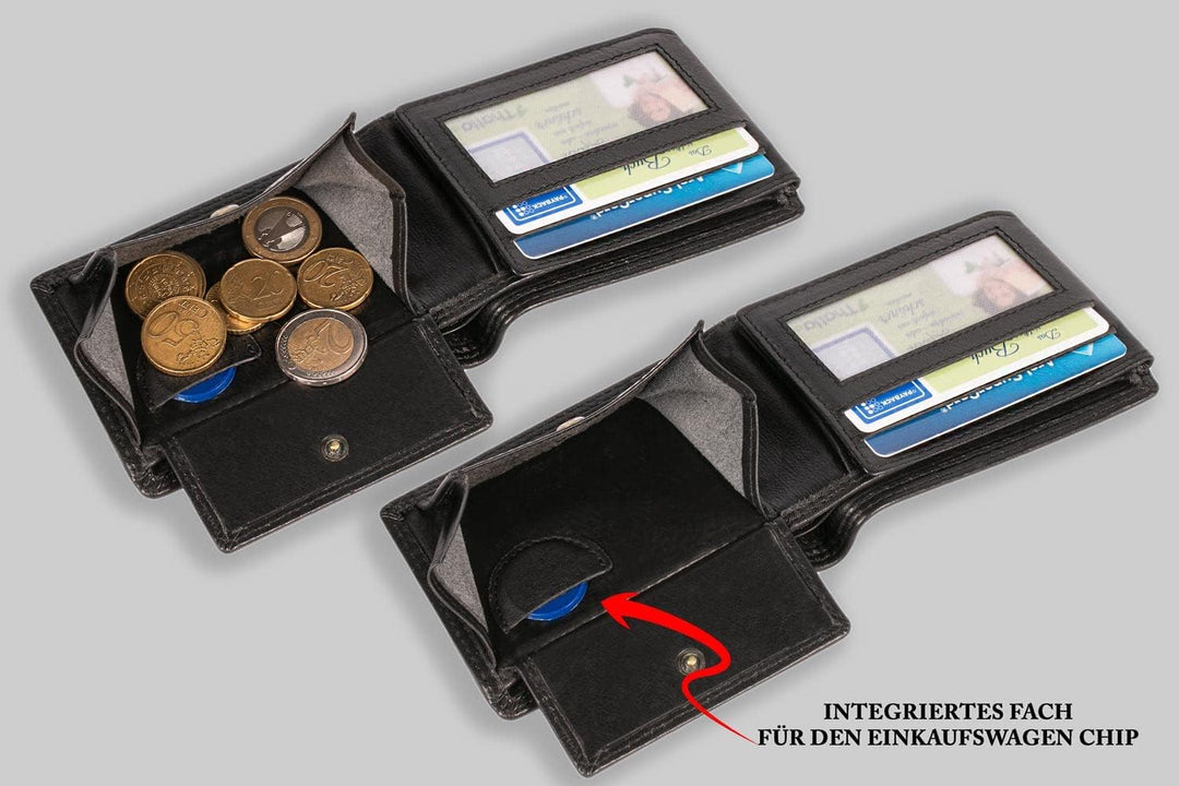 MATADOR Klein Geldbörse Herren Bilbao TüV geprüfter RFID Schutz Minimalist Wallet Männer Portemonnai