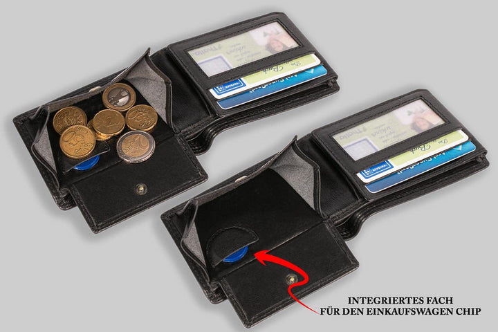 MATADOR Klein Geldbörse Herren Bilbao TüV geprüfter RFID Schutz Minimalist Wallet Männer Portemonnai