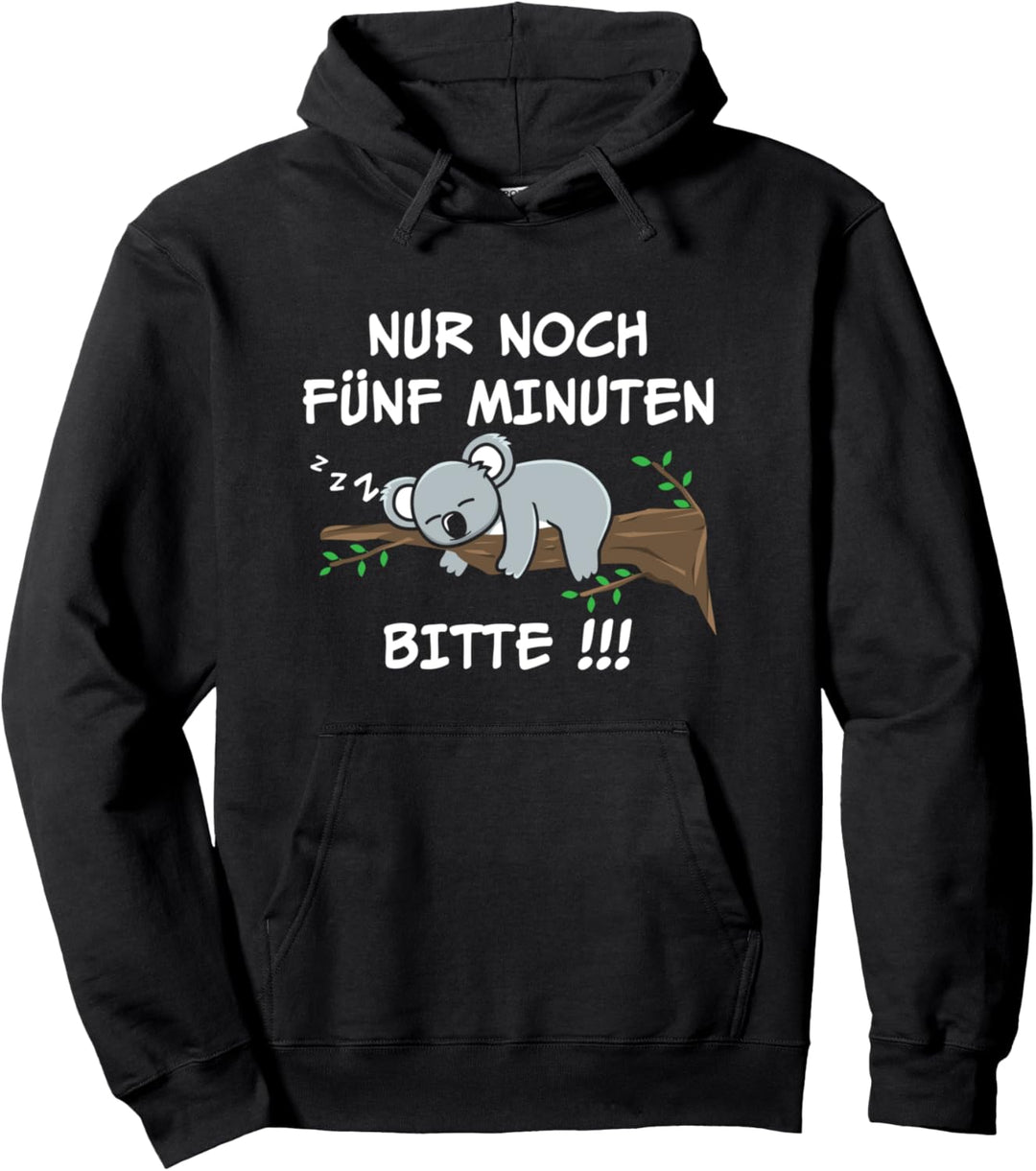 Müder Koalabär schläft auf einem Ast Pullover Hoodie