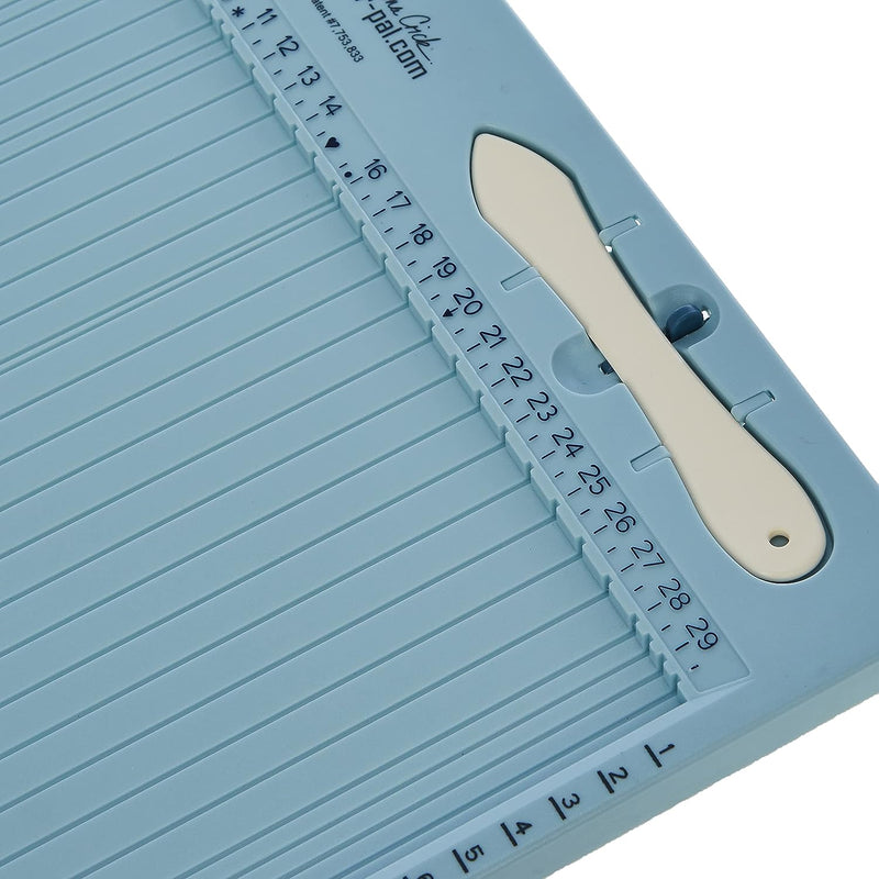Scor-Pal Metrisches Falzbrett, Plastik, blau, 40 x 34,9 x 1,9 cm, 1