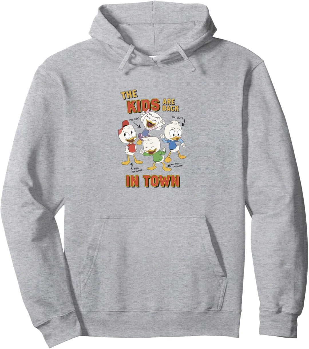 Disney Duck Tales Group Shot The Kids Are Back In Town Pullover Hoodie