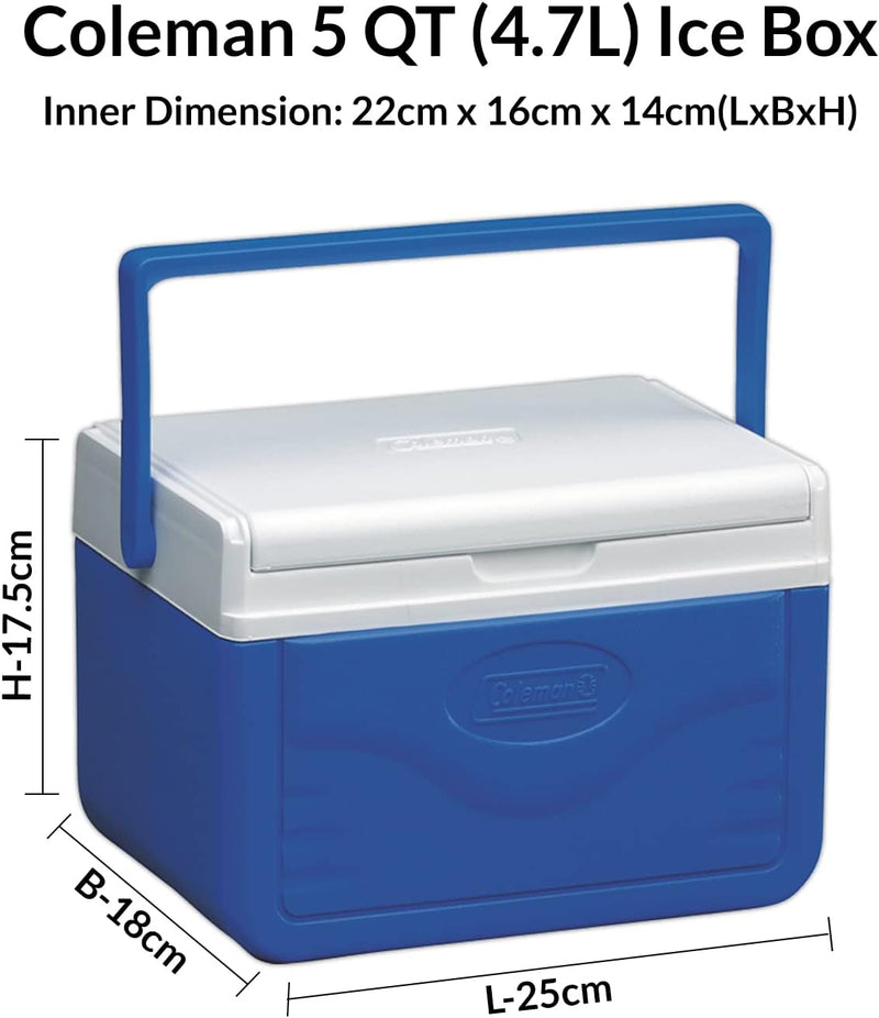 Coleman Performance 6 Personal Kühlbox, passive kleine Thermobox für Essen und Getränke, Eisbox mit