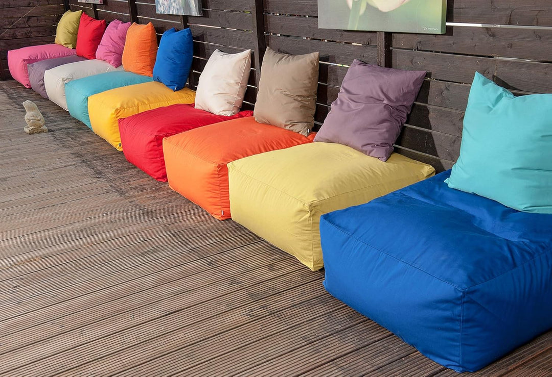H.O.C.K. Classic Uni Outdoor Kissen inkl. Füllung 70x70cm Creme, 70x70cm Creme