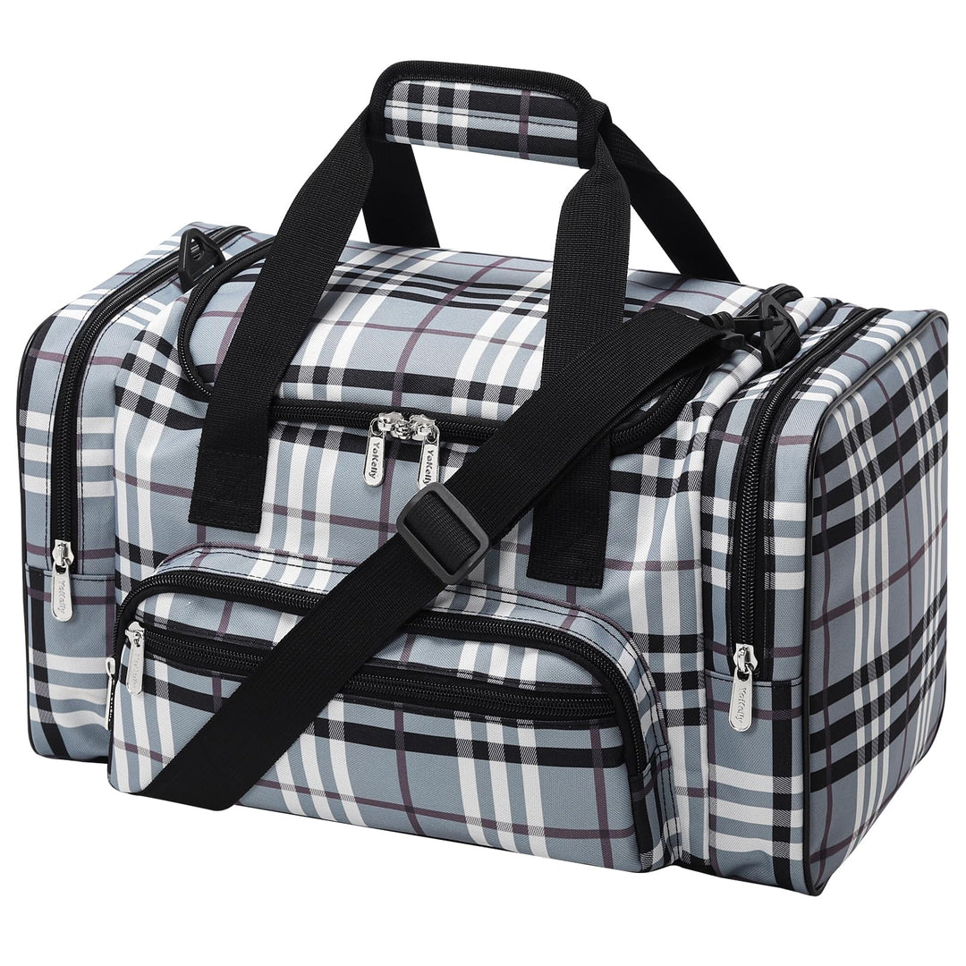 ZZY Sporttasche klein, 25L Gym Tasche, Fitness Tasche Trainingstasche für Weekender Reisetasche (Gra