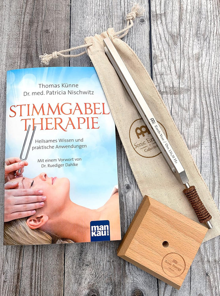 Sonic Energy Therapie Stimmgabel Bundle – Erde/Om 136,10 Hz / Cis3 – Für Meditation, Klangheilung, E