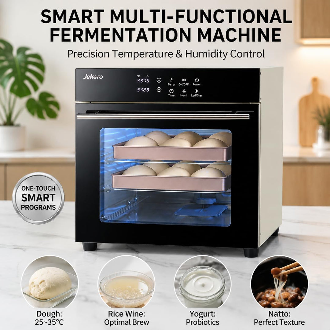 Brot Gärbox Sauerteig, Brot Gärschrank mit Heizung, 38L Elektrischer Gärbox mit Präziser Temperatur,