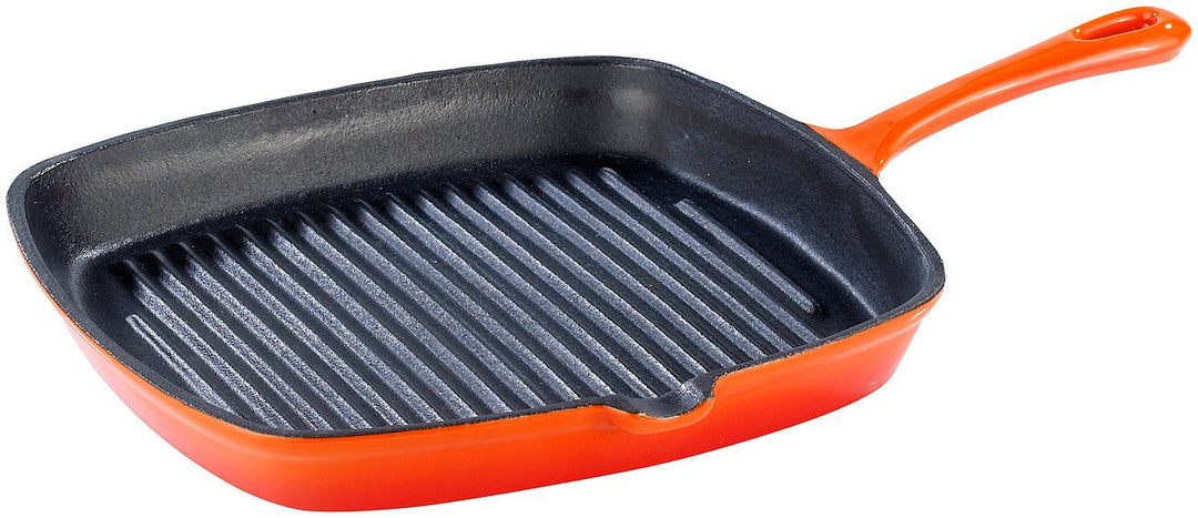 Tornwald-Schmiede Steakpfanne: Gusseisen-Grillpfanne, 26 cm (Steakpfanne Gusseisen, Guss Grillpfanne