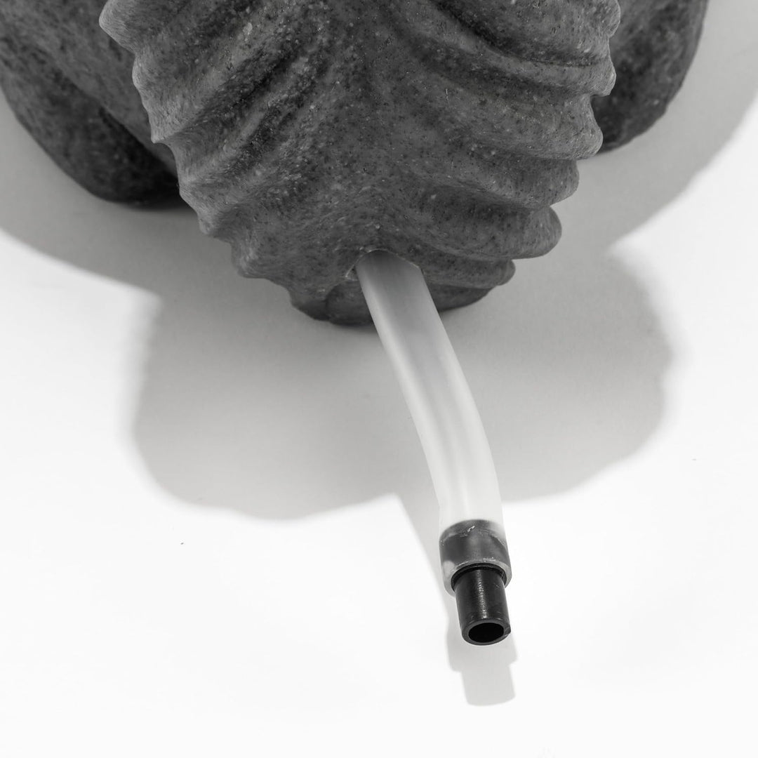 Esotec Solar Wasserspeier-Set Eichhörnchen, inklusive Teichpumpen-Set, Solarmodul, Polyresin, 1,5m S