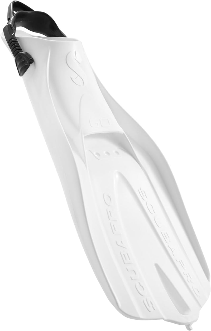 SCUBAPRO GO TRAVEL FIN Geräteflosse Schnorchelflosse (White) M/L, M/L