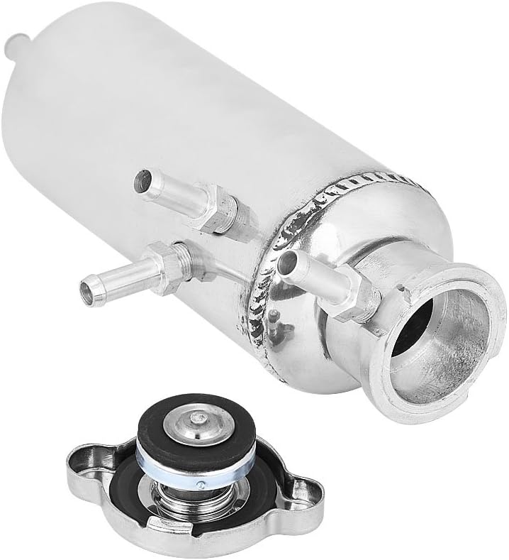 Kühlflüssigkeitsbehälter,350ml Kühlmittelbehälter Kit Aluminium Auto SUV Überlauf Catch Tank Kühler