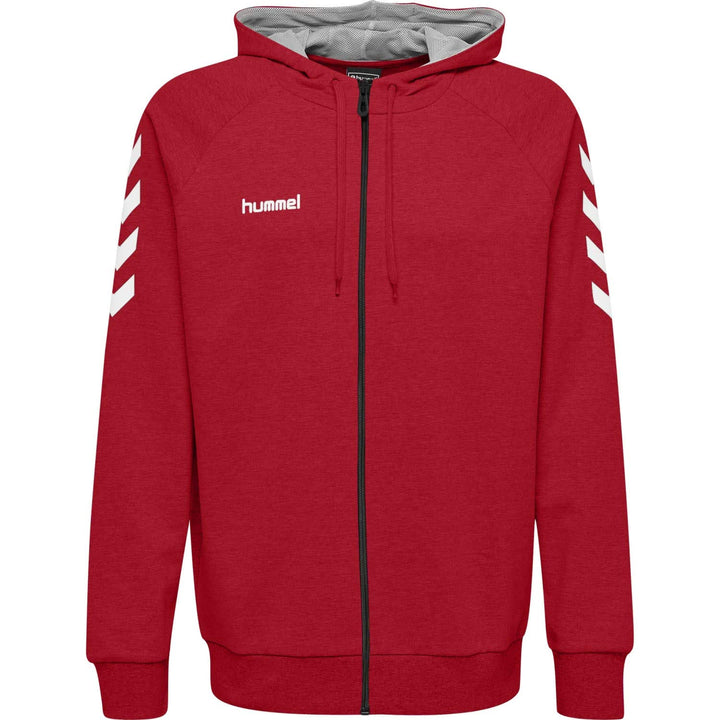 hummel Unisex Kinder Hmlgo Kids Cotton Zip Hoodie Kapuzenjacke, 176 True Red