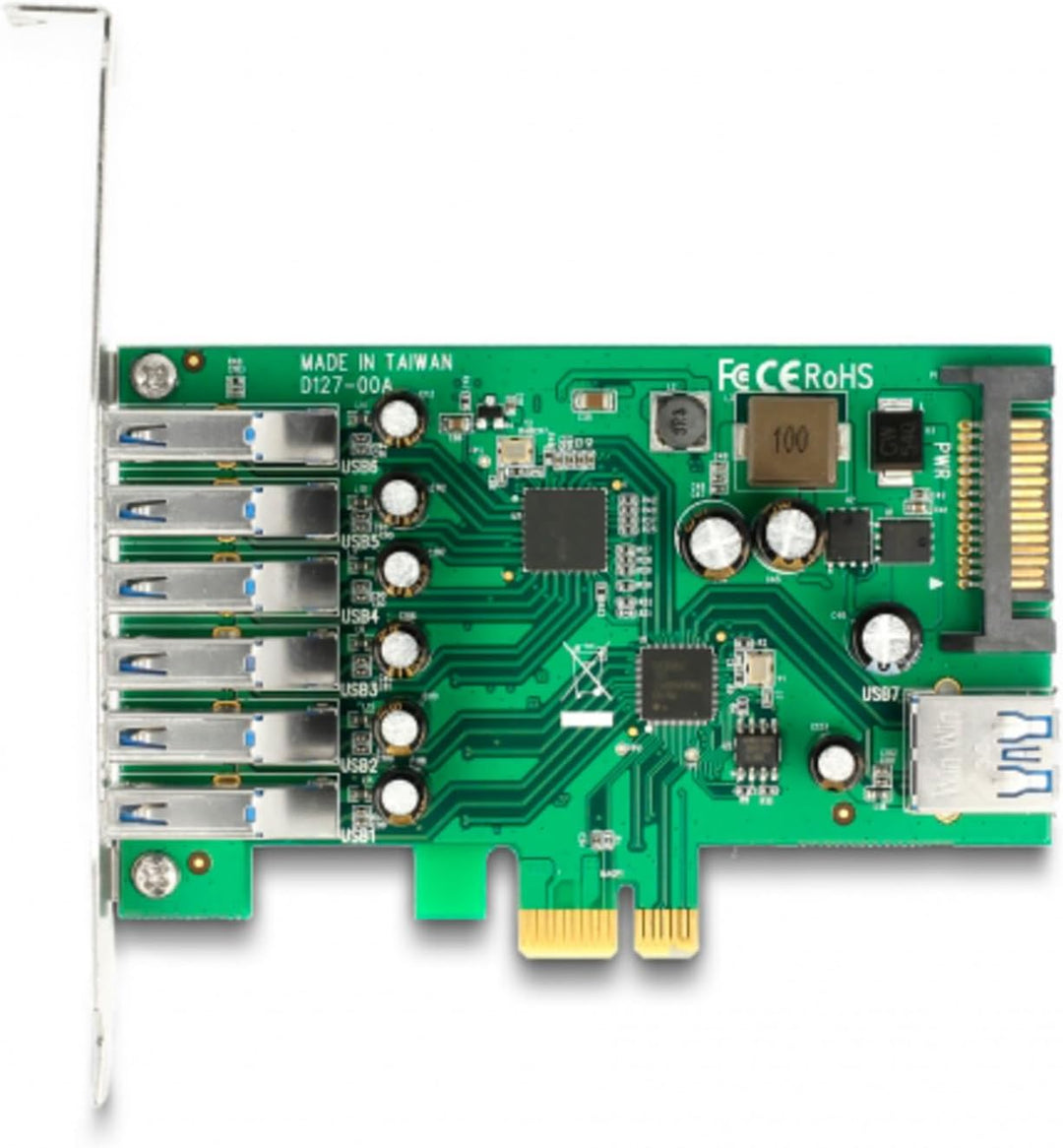 Delock PCI Express Karte > 6 x extern + 1 x intern USB 3.0